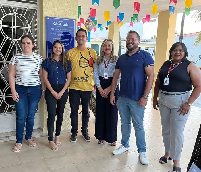 Casa Lar de Sousa recebe integrantes da Secretaria de Estado do Desenvolvimento Humano da Paraíba