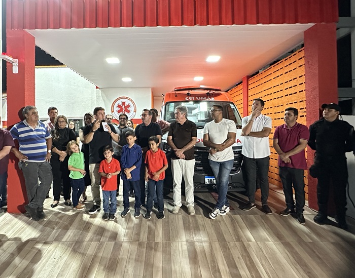 No Distrito de Lagoa dos Estrelas, Prefeitura de Sousa entrega Base do SAMU e revitaliza ginásio, UBS e Agência dos Correios