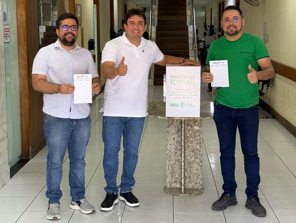 Prefeitura de Sousa lança o 'Banco de Ideias' para ouvir a opinião dos sousenses com sugestões e reclamações 