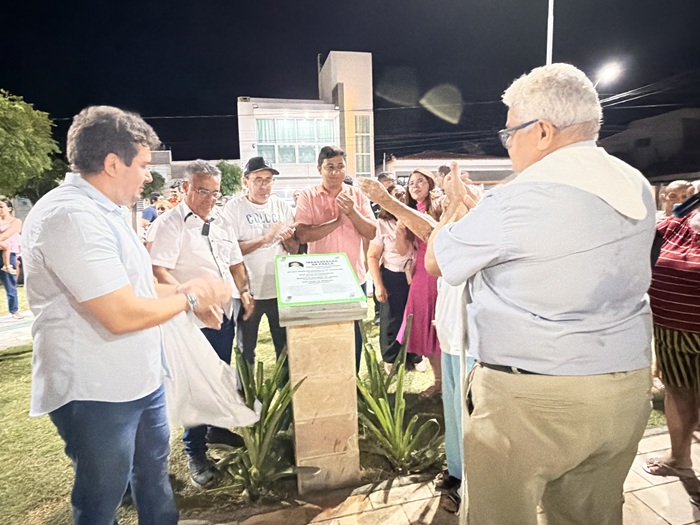 Prefeitura de Sousa inaugura Praça no bairro Estreito