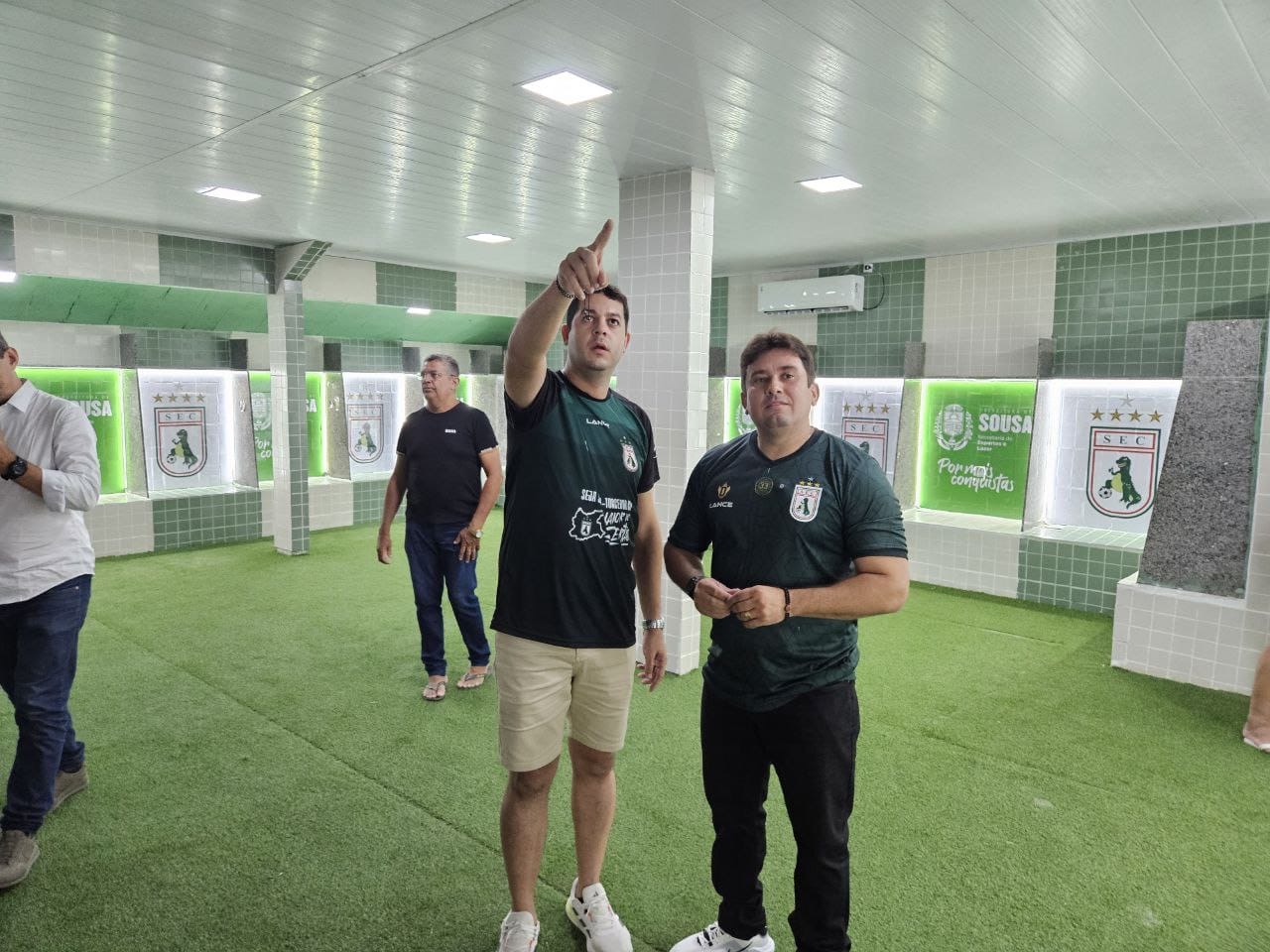 Prefeitura de Sousa inaugura revitalização do vestiário do Sousa Esporte Clube, no Marizão
