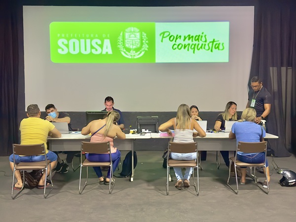 Prefeitura de Sousa segue com a realização do Censo dos Servidores Públicos do município