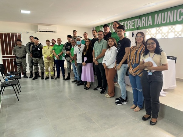 Reunião com representantes da Secretaria de Turismo, forças de segurança e outros setores define estratégias sobre organização do Carnaval de Sousa