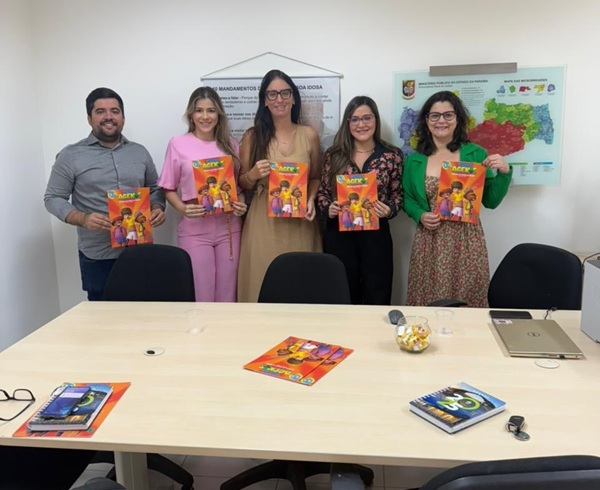 Em audiência no MP, secretários municipais discutem sobre projeto educativa de revistas em quadrinhos 