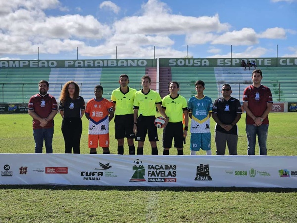Com apoio da Secretaria de Esporte e Lazer, município de Sousa realiza a Taça das Favelas 