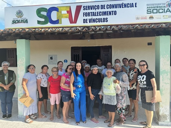 Em parceria com o Senar-PB, SMAS de Sousa promove curso voltado para as mulheres do SCFV do Núcleo Habitacional III