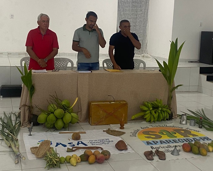 Em Aparecida, integrante da Secretaria de Agricultura de Sousa participa de evento e anuncia construção de 150 cisternas 