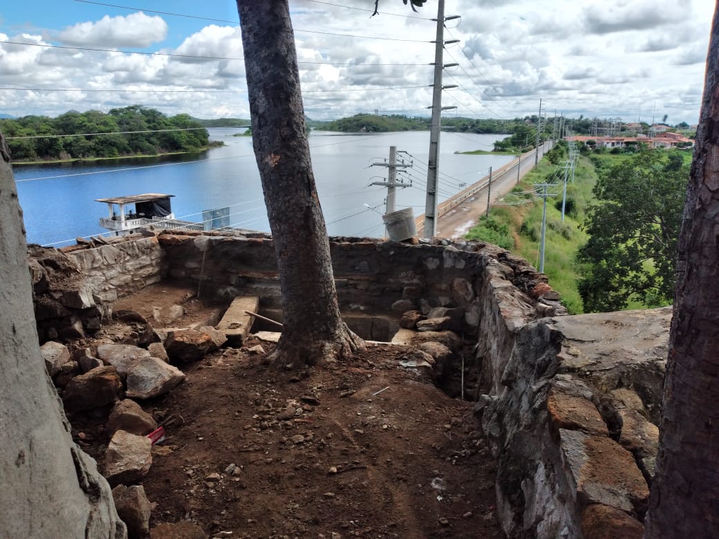 Em São Gonçalo, obra de revitalização da Gruta de Nossa Senhora de Lourdes está a todo vapor   