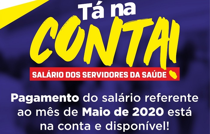 Nesta segunda-feira, Prefeitura de Sousa paga servidores da saúde de forma antecipada 