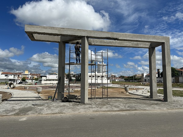 Obra de construção do Parque da Cidade está em execução para brevemente ser entregue à população de Sousa